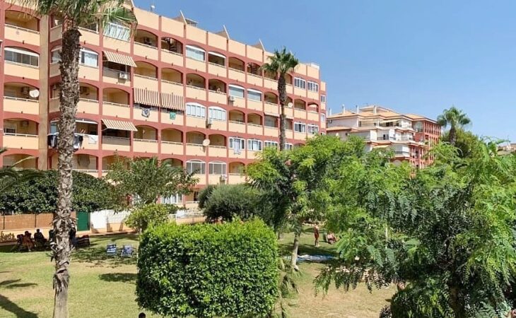 Španělsko, La Mata, pěkný apartmán se zahradou a bazénem