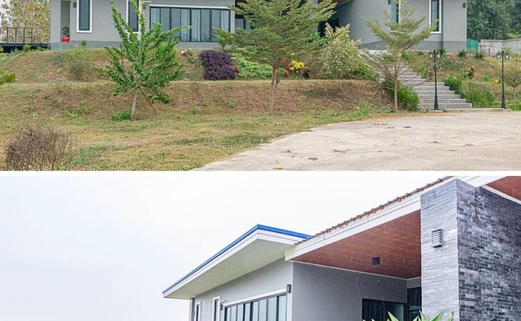 Thajsko, Baan Mai, moderní vila v přírodě